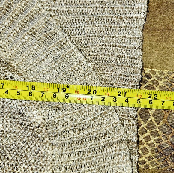 CHRIS McLAUGHLIN WOMEN LONG SLEEVE XL SHORT WASIT COVER UP CARDIGAN SWEATER - Picture 10 of 10